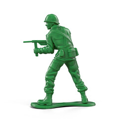 Toy Soldier Isolated on Transparent Background