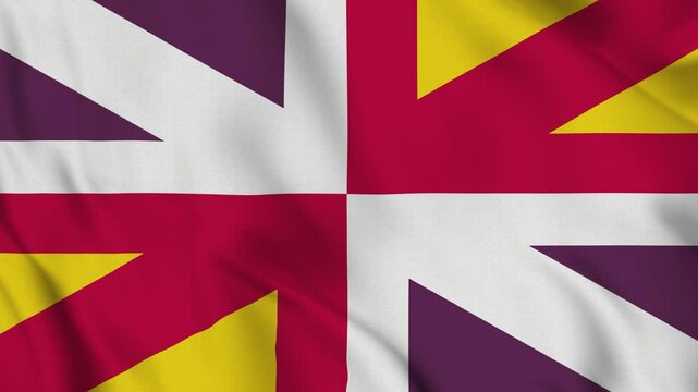 Flag of Wy &ndash; 4K Seamless Loop of the Australian Micronation&rsquo;s Banner