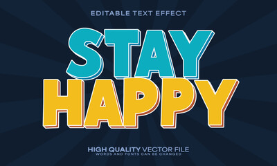 Vintage cartoon text effect, editable text effect and comics 3d font style bold shadow retro poster design