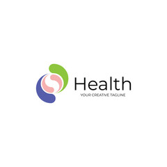 Fototapeta premium Minimalist circle logo for healthcare, medical, and clinic company