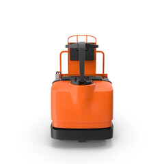 Electric pallet jack isolated on transparent background