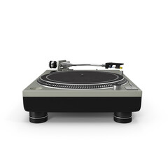 Fototapeta premium Turntable isolated on transparent background