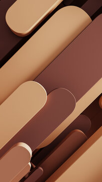 Soft geometric shapes create a calm abstract background for design