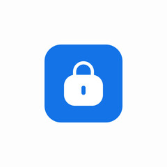 lock pad icon sign vector