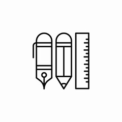 office tools icon sign vector