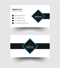 Fototapeta premium Corporate Business Card, Business card design template, Clean professional business card template, visiting card, business card template. 