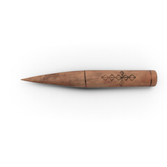 Vampire Hunter Stake isolated on transparent background