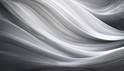 abstract soft wave lines in white and grey tones