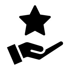 Motivation Vector Glyph Icon Design