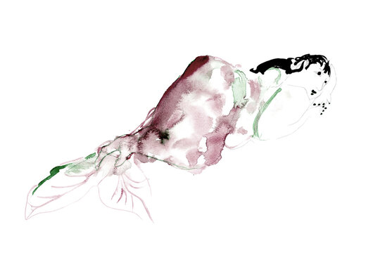 Sleeping Mermaid Creature