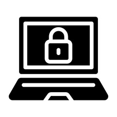 Encryption Vector Glyph Icon Design