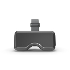 VR headset isolated on transparent background