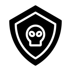 Sheild Vector Glyph Icon Design