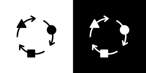 Adaptation icon symbols. Vector illustration.