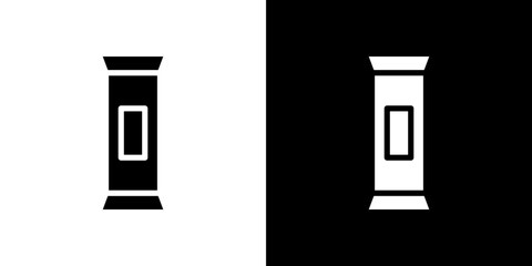 Candy-bar icon symbols. Vector illustration.