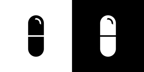 Capsules icon symbols. Vector illustration.