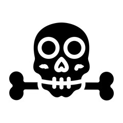 Skeleton Vectors Vector Glyph Icon Design
