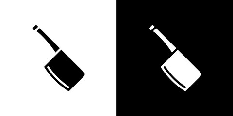 Chopper knife icon symbols. Vector illustration.