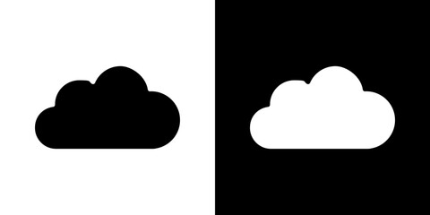 Cloud icon symbols. Vector illustration.