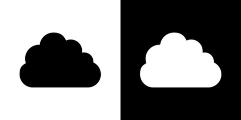 Cloud icon symbols. Vector illustration.