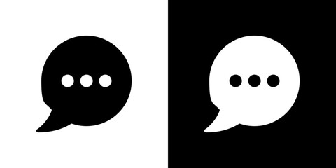 Comment icon symbols. Vector illustration.