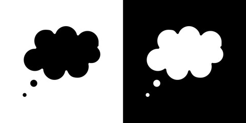 Dream cloud icon symbols. Vector illustration.