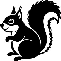 squirrel on a white background