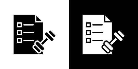 Fitness plan icon symbols. Vector illustration.
