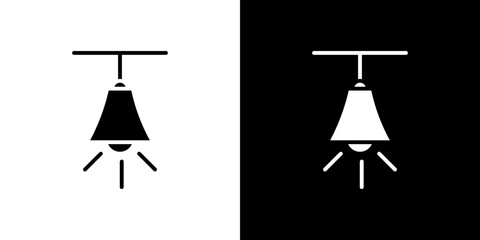 Hanging light icon symbols. Vector illustration.