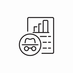 anonymous data icon sign vector