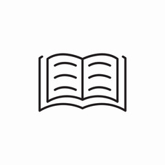 book read icon sign vector