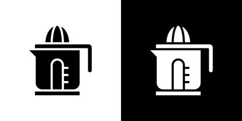 Juicer squeezer icon symbols. Vector illustration.