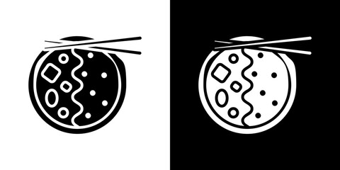 Kare raisu icon symbols. Vector illustration.