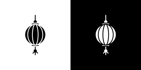 Lantern icon symbols. Vector illustration.