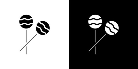 Lollypop icon symbols. Vector illustration.