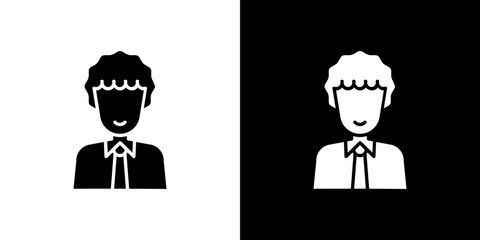 Man icon symbols. Vector illustration.