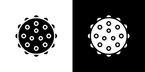 Massage ball icon symbols. Vector illustration.