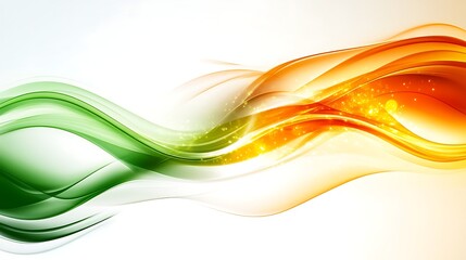 Abstract flowing waves, vibrant colors (1)