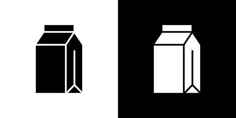 Paper bag icon symbols. Vector illustration.