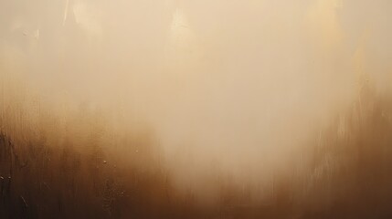 Obraz premium Golden mist-shrouded landscape