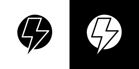 Power icon symbols. Vector illustration.
