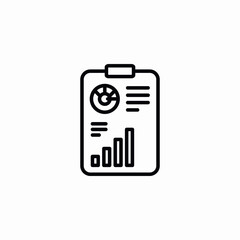 hand analytics icon sign vector