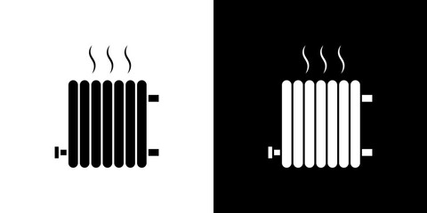 Radiator icon symbols. Vector illustration.