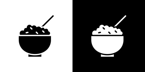 Rise Bowl icon symbols. Vector illustration.