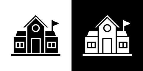 school icon symbols. Vector illustration.