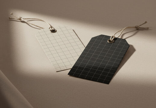 Clothes Labels Elegant Mockup