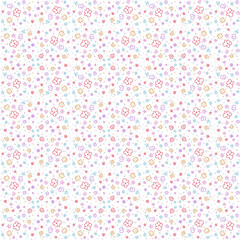 seamless pattern with colorful confetti