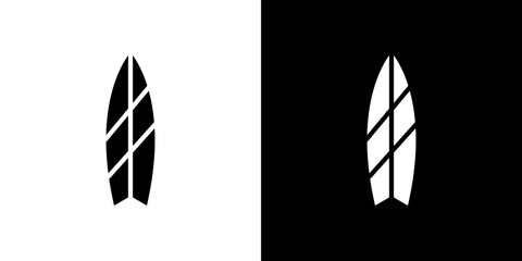 Surfing icon symbols. Vector illustration.