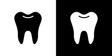 Teeth icon symbols. Vector illustration.