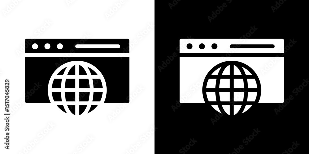 Poster website ui design icon symbols. vector illustration.